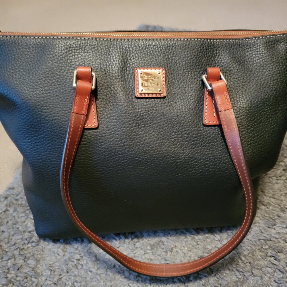 Dooney and Bourke Pebble Leather Shoulder Bag